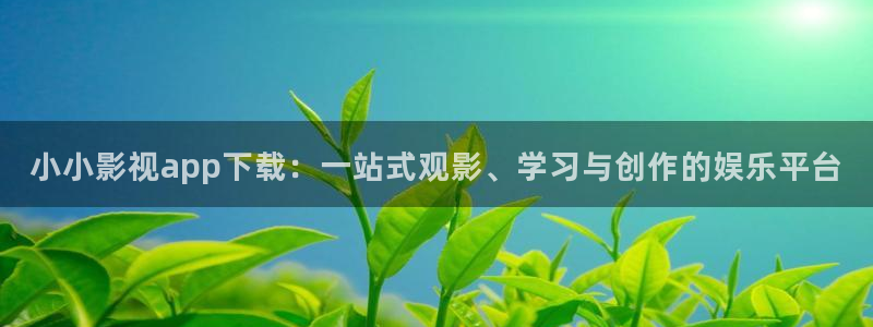 九七家庭影院电影：小小影视app下载：一站式观影、学习与创作的娱乐平台